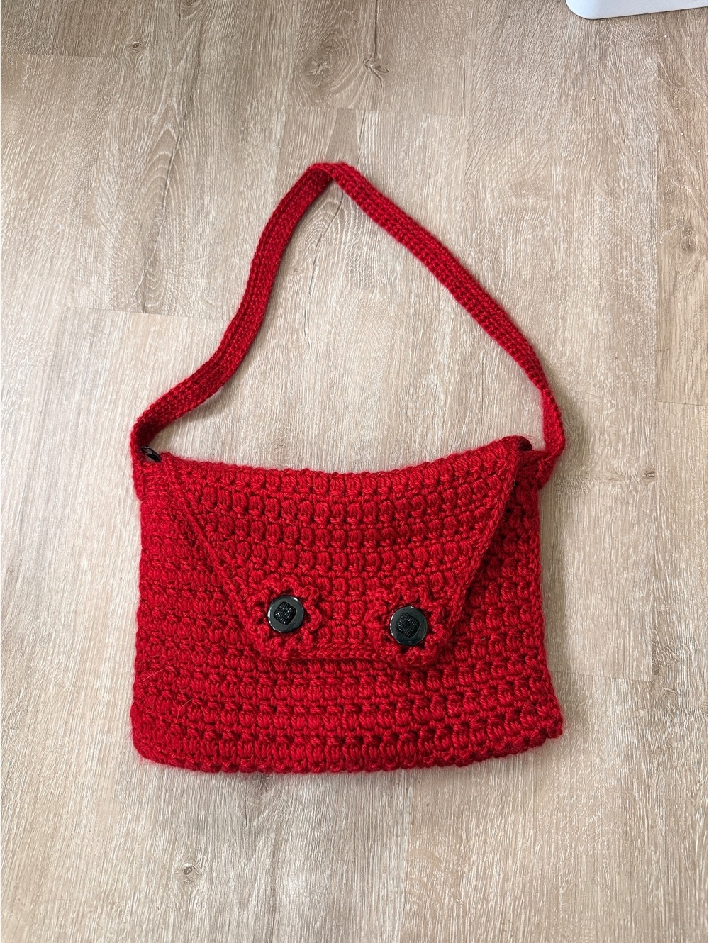 Downtown Girl Red Shoulder Bag Twee